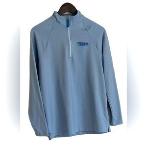 Devon & Jones moisture wicking quarter zip performance pull over women L